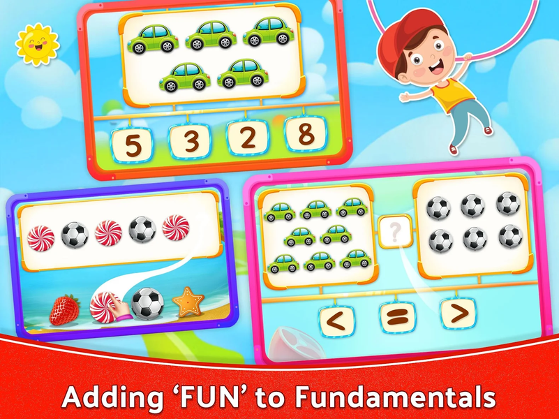 Learn Number and Math - Gameplay image of android game
