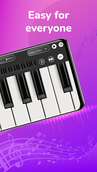 Piano Keyboard to Learn Piano - عکس برنامه موبایلی اندروید