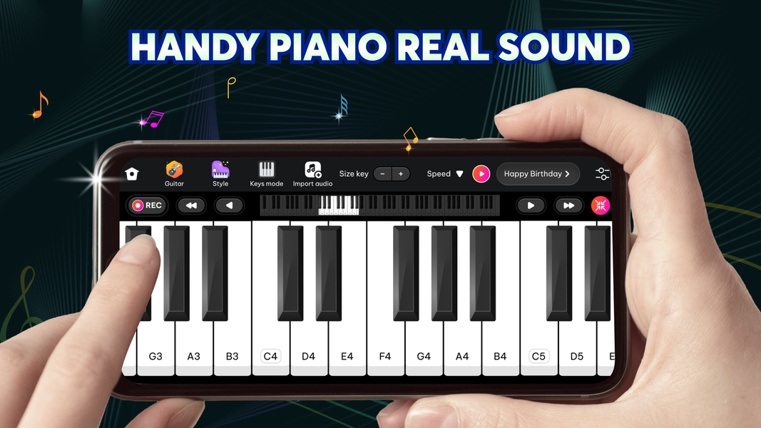 Musical Instrument-Learn Piano - عکس برنامه موبایلی اندروید