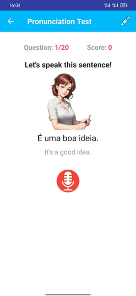 Learn Portuguese Offline - عکس برنامه موبایلی اندروید