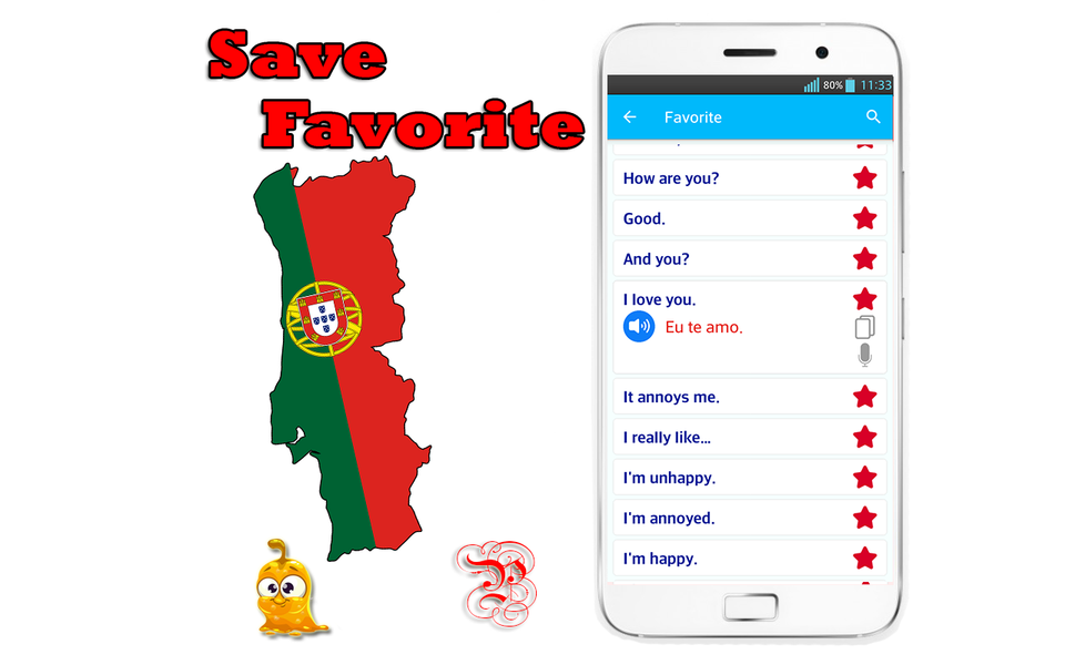 Learn Portuguese Offline - عکس برنامه موبایلی اندروید