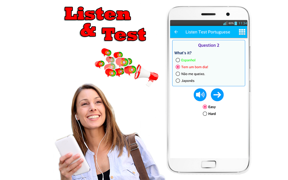 Learn Portuguese Offline - عکس برنامه موبایلی اندروید