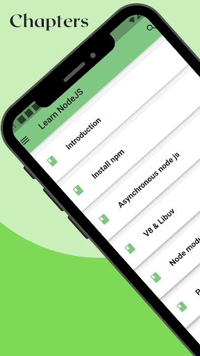 Learn Node.js - Image screenshot of android app