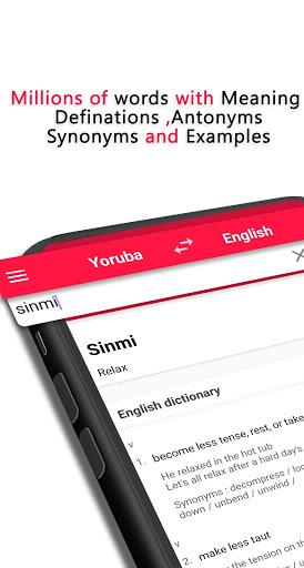 English To Yoruba Dictionary - عکس برنامه موبایلی اندروید
