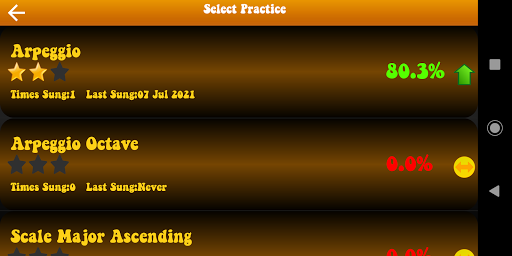 Voice Training - Sing Songs - عکس برنامه موبایلی اندروید
