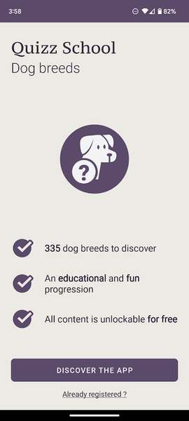 Quiz School | Dog breeds - عکس بازی موبایلی اندروید