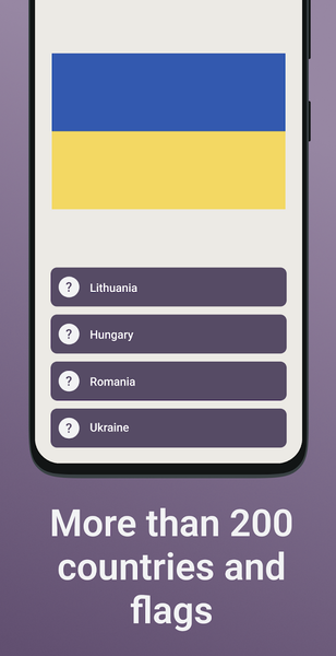 Quiz | Countries and Flags - Image screenshot of android app