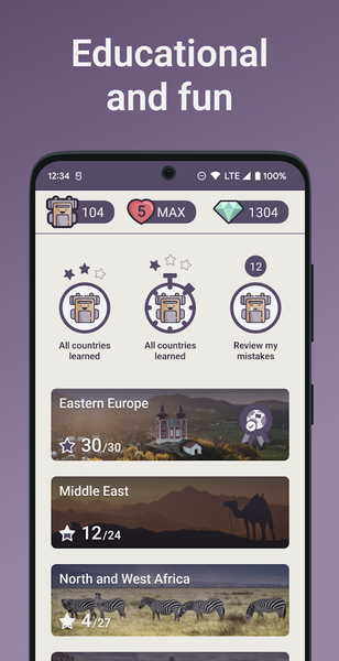 Quiz | Countries and Flags - Image screenshot of android app