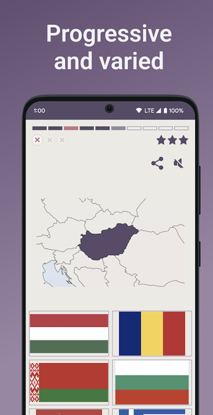 Quiz | Countries and Flags - عکس برنامه موبایلی اندروید