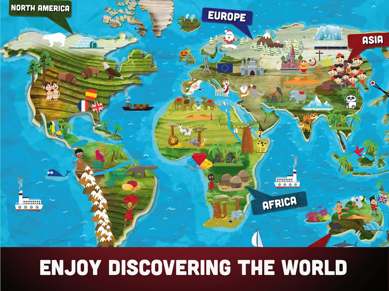 My First World Atlas - عکس بازی موبایلی اندروید