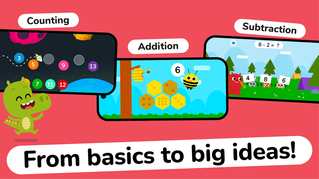 Number Land: Math for Kids - عکس بازی موبایلی اندروید