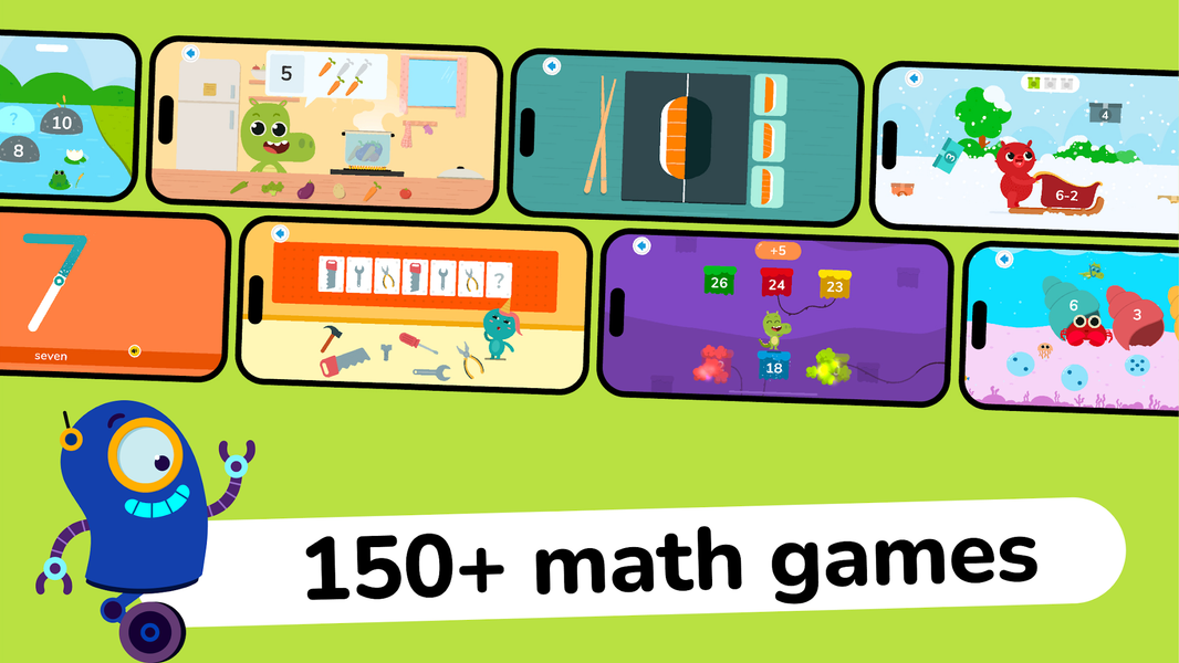 Number Land: Math for Kids - عکس بازی موبایلی اندروید