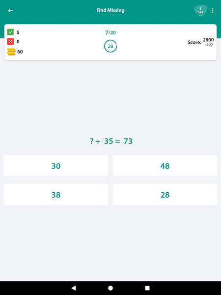 Math Tests: Questions, Quiz - عکس برنامه موبایلی اندروید