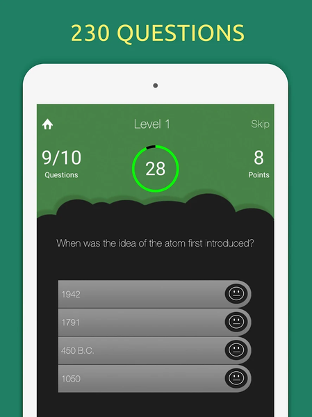 Science Quiz Test Trivia Game - Image screenshot of android app