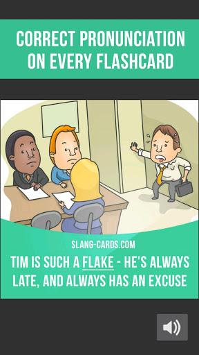 Slang Cards: Learn English Sla - عکس برنامه موبایلی اندروید