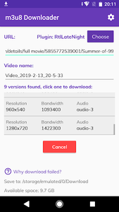 RtlLateNight extractor(LJ Video Downloader plugin) - عکس برنامه موبایلی اندروید