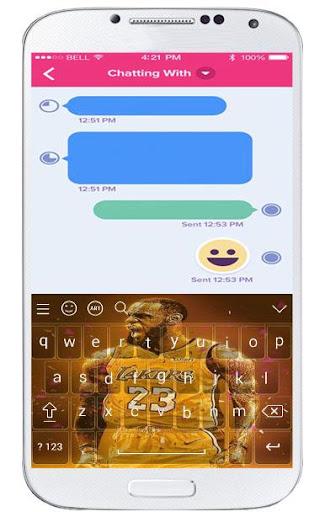 Keyboard For lebron james - Image screenshot of android app