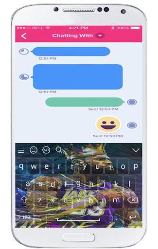 Keyboard For lebron james - Image screenshot of android app