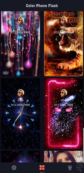 پس زمینه تماس-متحرک+ثابت - Image screenshot of android app