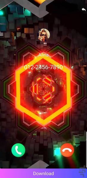 پس زمینه تماس-متحرک+ثابت - Image screenshot of android app