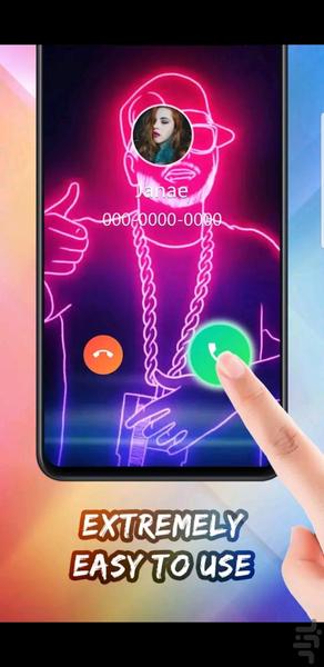 والپیپر -پس زمینه - چراغ تماس - عکس برنامه موبایلی اندروید