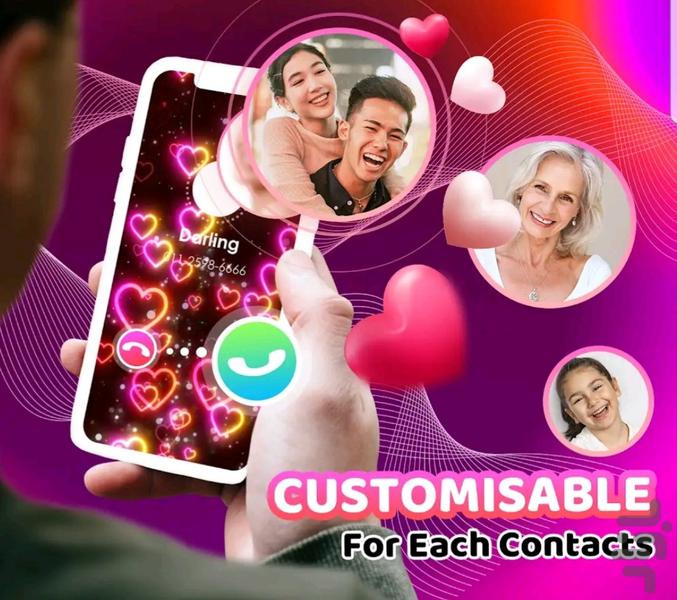 والپیپر -پس زمینه - چراغ تماس - عکس برنامه موبایلی اندروید