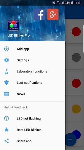 LED Blinker Notifications Lite - Image screenshot of android app