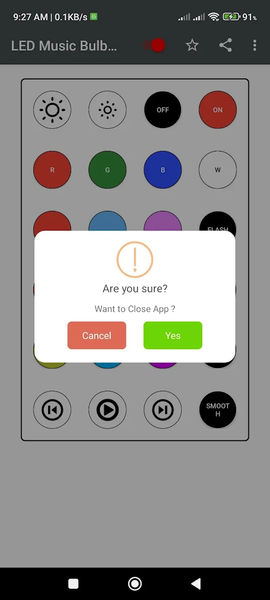 led music bulb remote control - عکس برنامه موبایلی اندروید