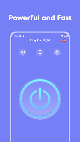 Easy Flashlight: Bright, Fast - عکس برنامه موبایلی اندروید