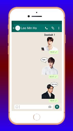Lee Min Ho WAStickerApps - Image screenshot of android app
