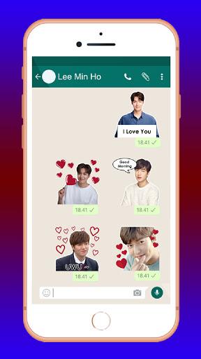 Lee Min Ho WAStickerApps - Image screenshot of android app