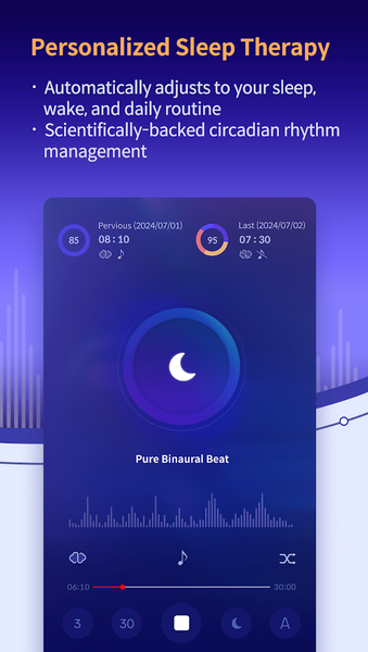 SleepisolBio: sleep, alarm - Image screenshot of android app