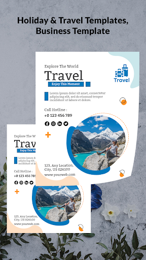 Flyer Maker, Poster Maker - عکس برنامه موبایلی اندروید