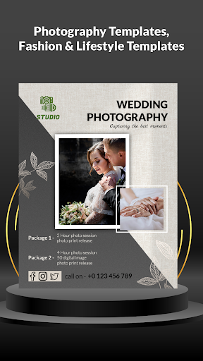 Flyer Maker, Poster Maker - عکس برنامه موبایلی اندروید