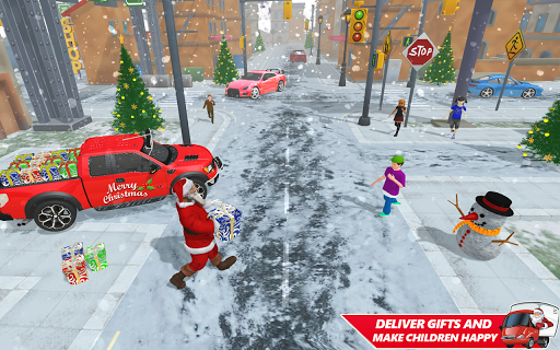 Santa Christmas Gift Delivery - Gameplay image of android game