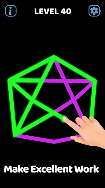 One Line Puzzle - Single Draw - عکس بازی موبایلی اندروید