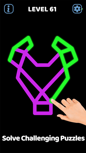 One Line Puzzle - Single Draw - عکس بازی موبایلی اندروید