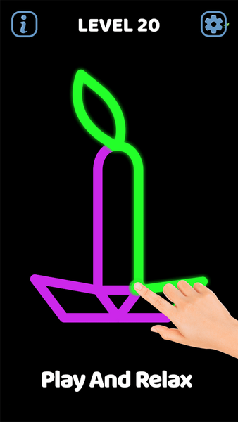 One Line Puzzle - Single Draw - عکس بازی موبایلی اندروید