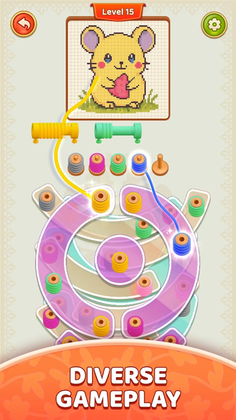 Wool Match: Sort 3 Wools - Gameplay image of android game
