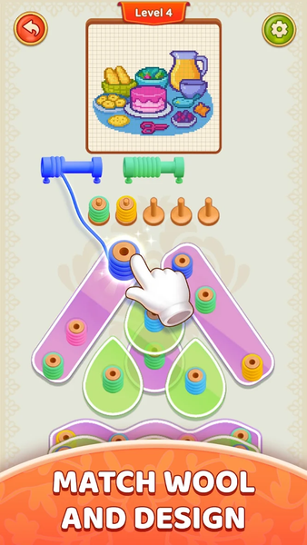 Wool Match: Sort 3 Wools - Gameplay image of android game