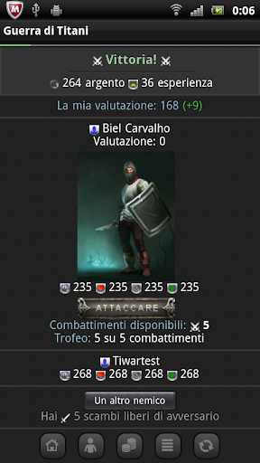 Guerra di Titani - Gameplay image of android game