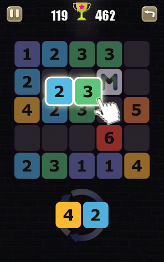 Merge Block Puzzle : Domino - Gameplay image of android game