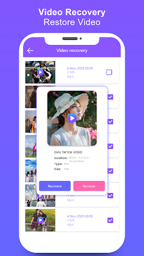 Recycle Deleted Video Recovery - Image screenshot of android app