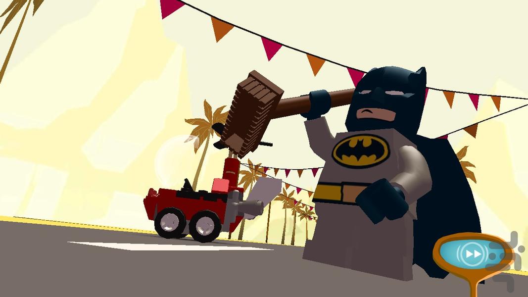 لگو بتمن و سوپرمن - عکس بازی موبایلی اندروید