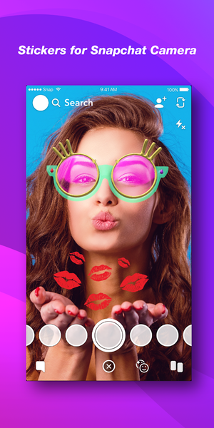 Stickers for Snapchat, Instagr - Image screenshot of android app