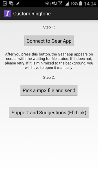 Custom Ringtone - Image screenshot of android app