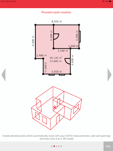 Leica DISTO™ Plan - Image screenshot of android app