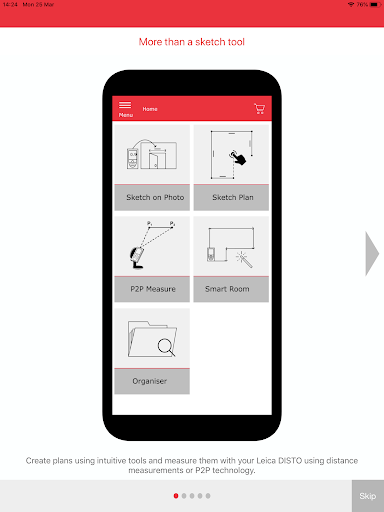 Leica DISTO™ Plan - Image screenshot of android app