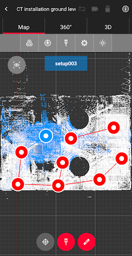 Leica Cyclone FIELD 360 - Image screenshot of android app