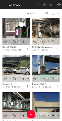 Leica Cyclone FIELD 360 - Image screenshot of android app